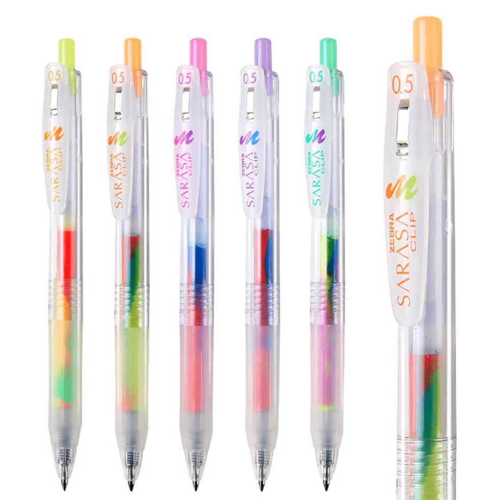 Zebra Marble Colour Gel Pen - 0.5mm – The Pencil Case Place